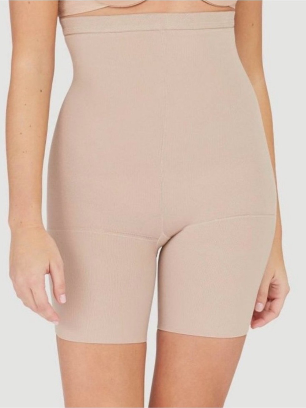 ASSETS Red Hot Label by SPANX High-Waist Shaping Shorts - Nude